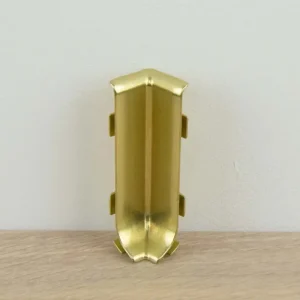 Beperkt Aanbod Binnenhoek geborsteld zijdeglans goud (bij 5504) - Aluminium bewerkt - 10 x 80 mm